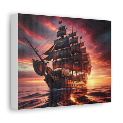 Pirate Ship Canvas - Careless Creations