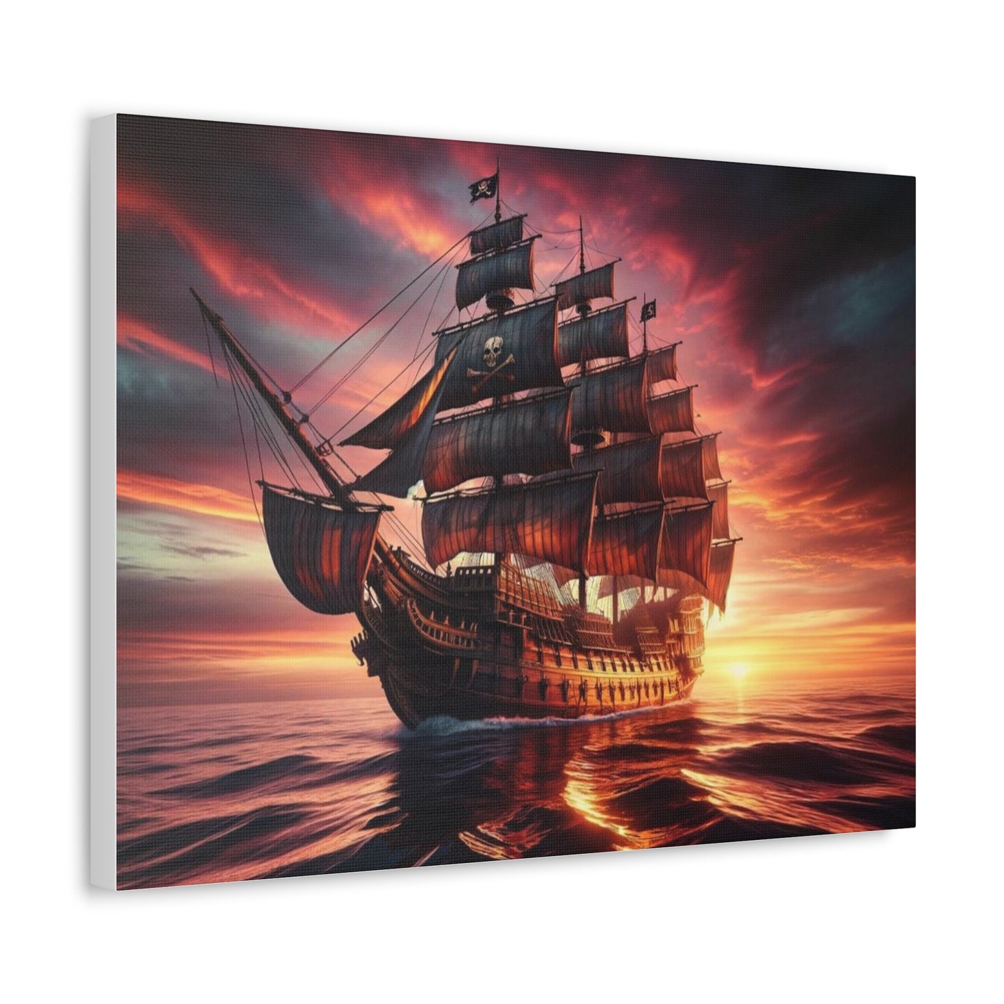 Pirate Ship Canvas - Careless Creations