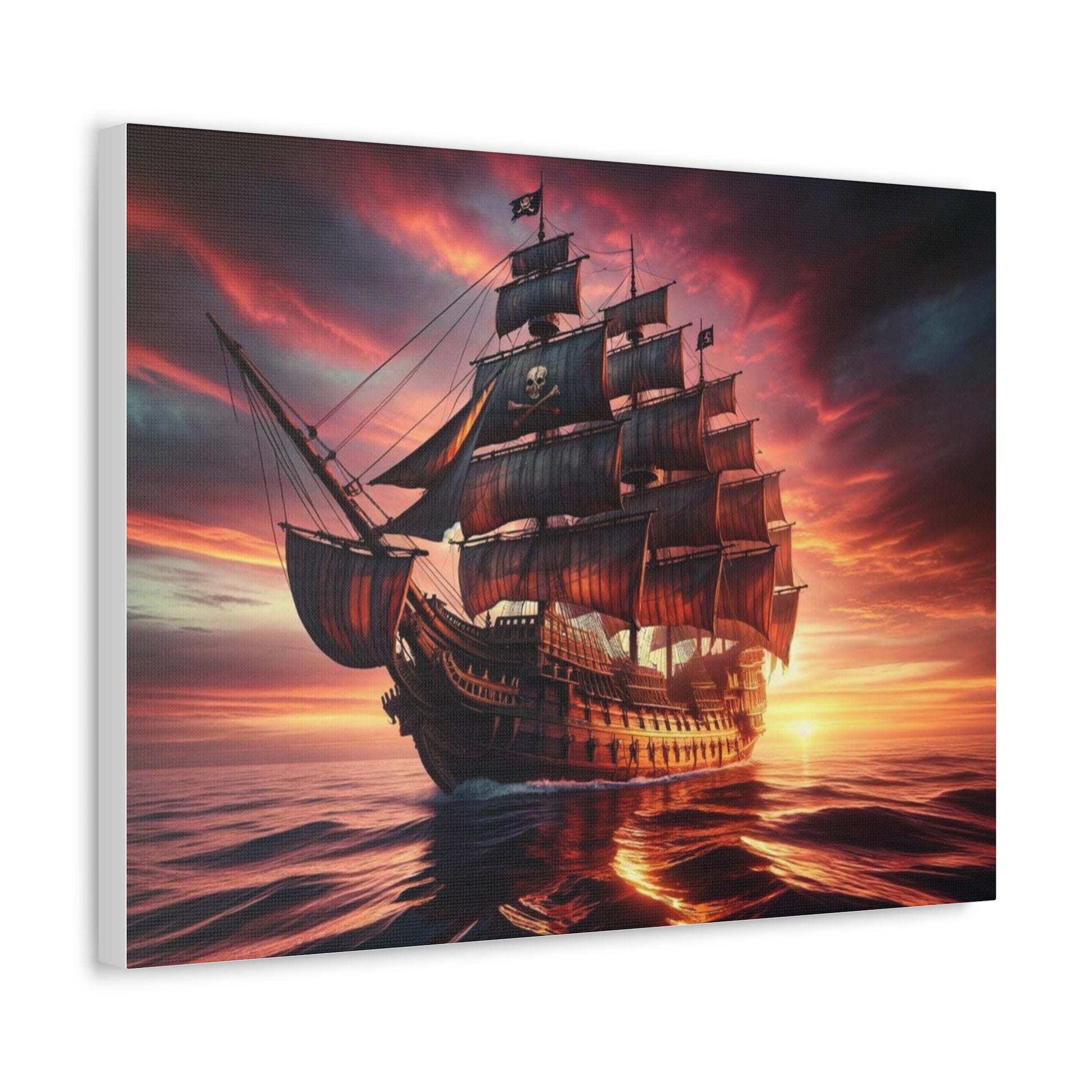 Pirate Ship Canvas - Careless Creations