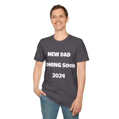 New Dad Coming Soon 2024 T-Shirt