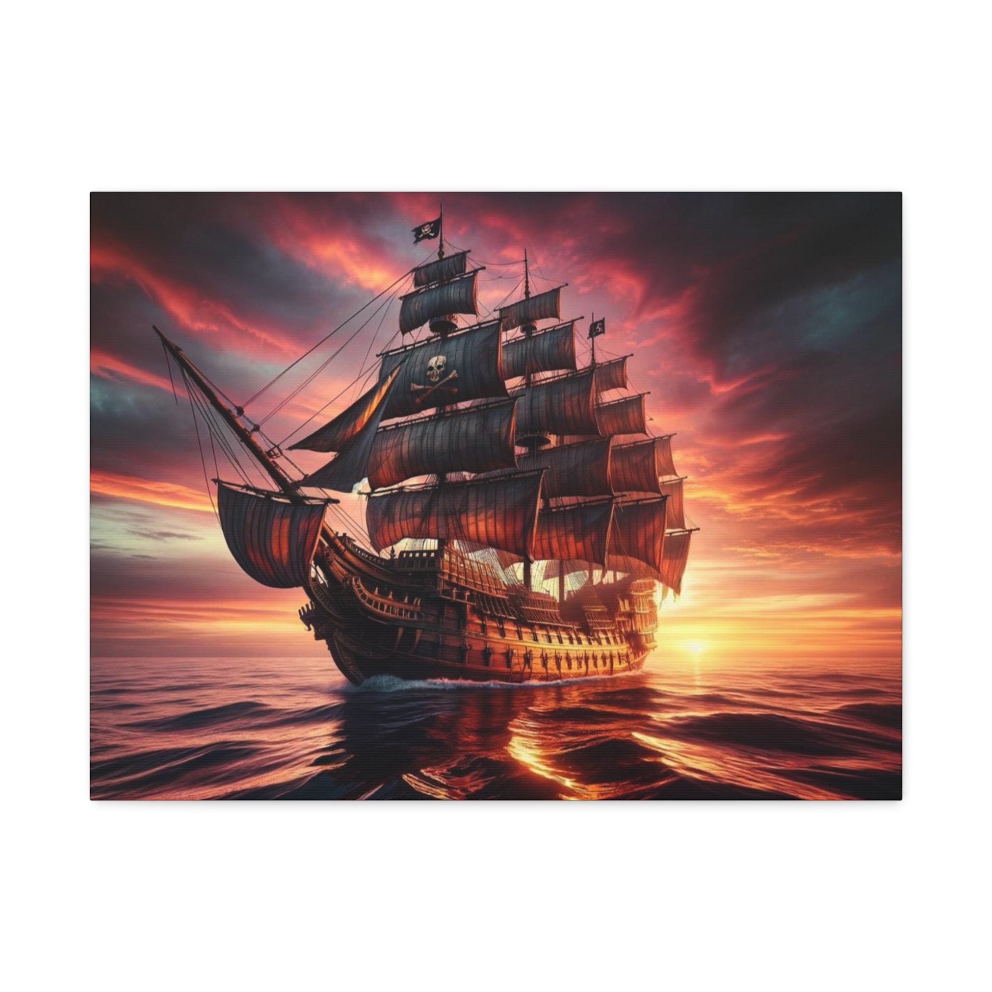 Pirate Ship Canvas - Careless Creations