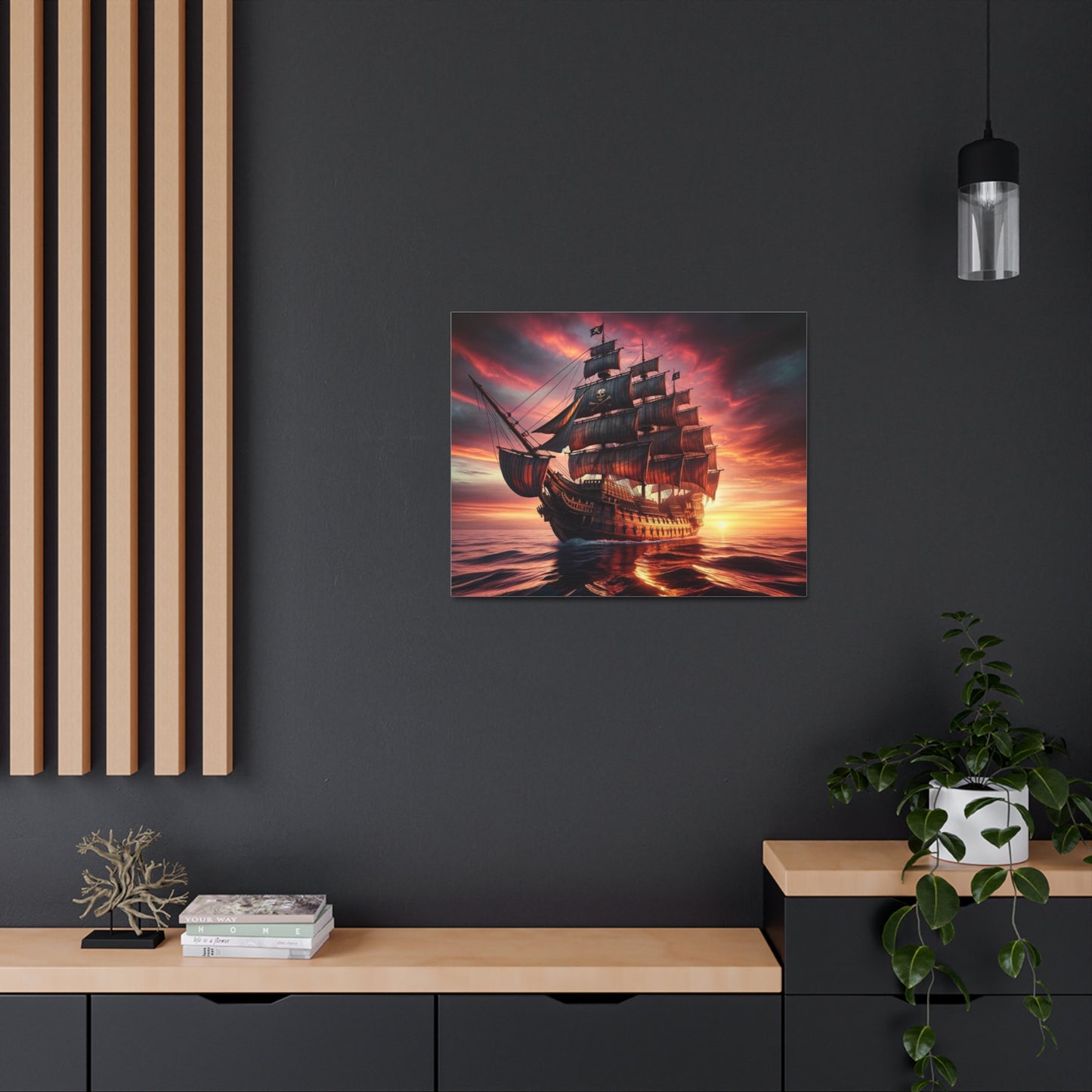 Pirate Ship Canvas - Careless Creations