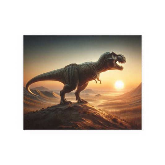 T-Rex Dinosaur Poster - Careless Creations