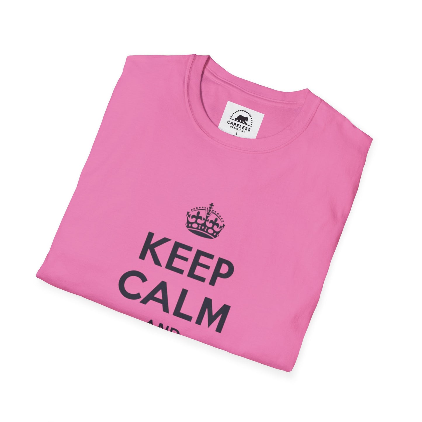 Keep Calm And Mummy On T-Shirt