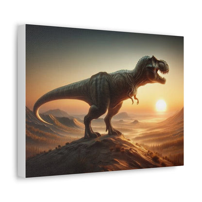 T-Rex Dinosaur Canvas - Careless Creations