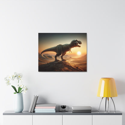 T-Rex Dinosaur Canvas - Careless Creations