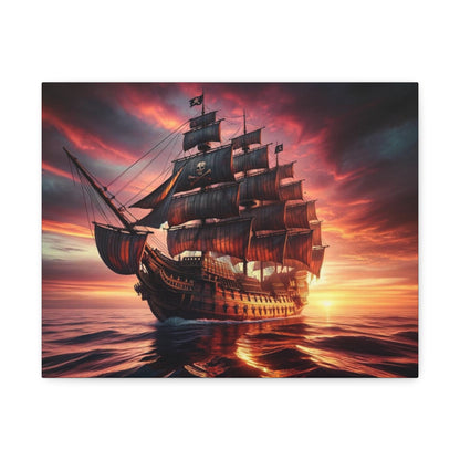 Pirate Ship Canvas - Careless Creations