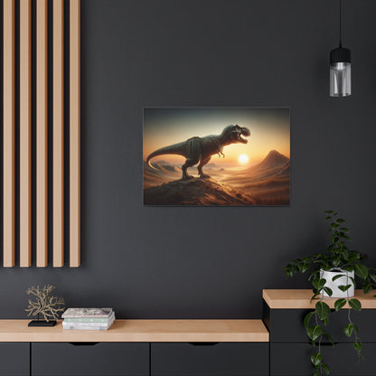 T-Rex Dinosaur Canvas - Careless Creations