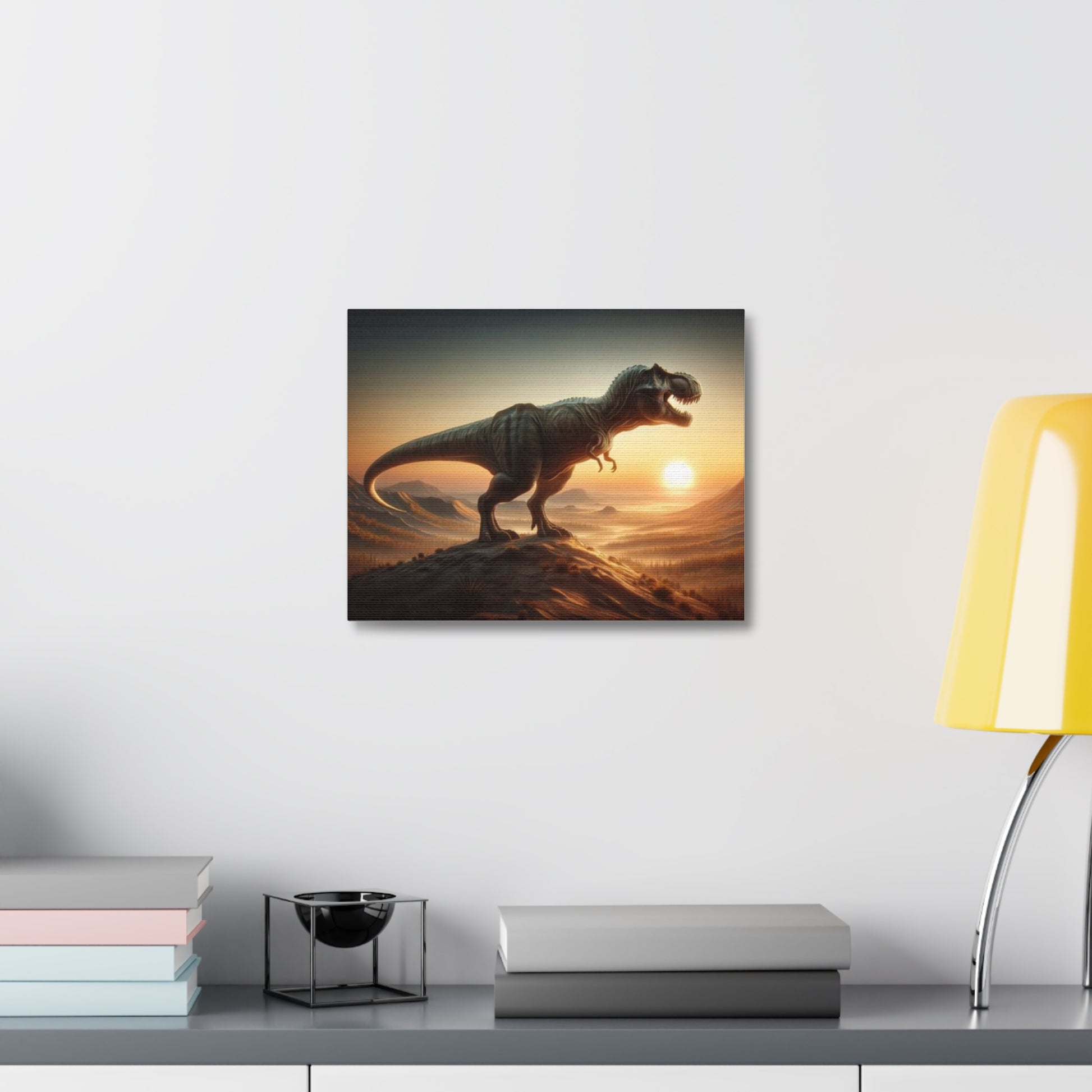 T-Rex Dinosaur Canvas - Careless Creations