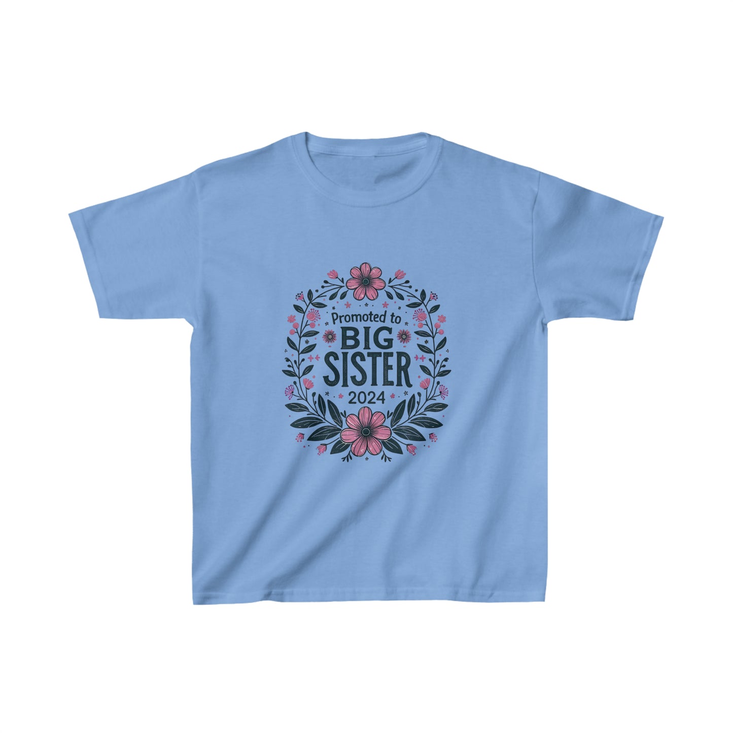 Big Sister 2024 Kids T-Shirt - Careless Creations