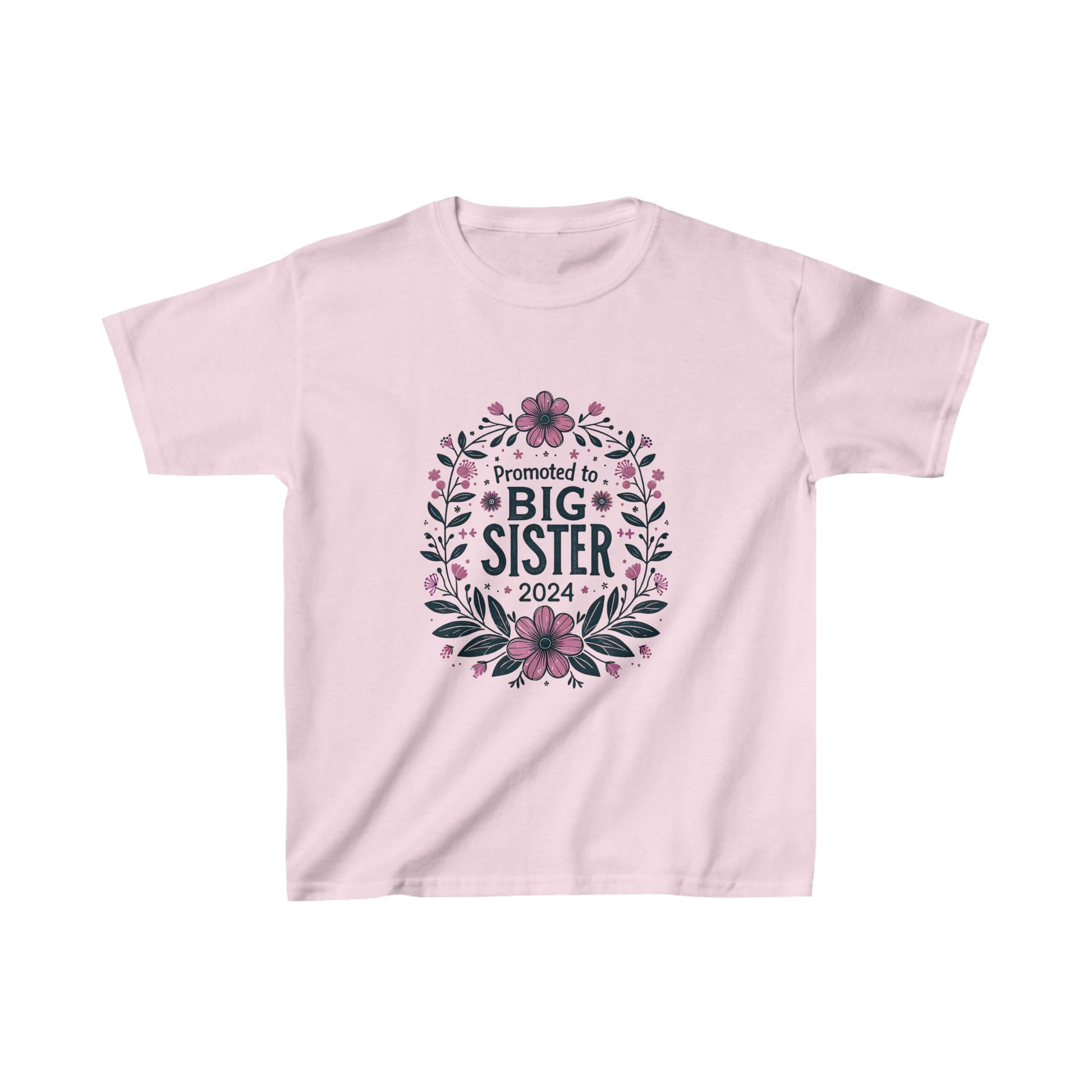 Big Sister 2024 Kids T-Shirt - Careless Creations