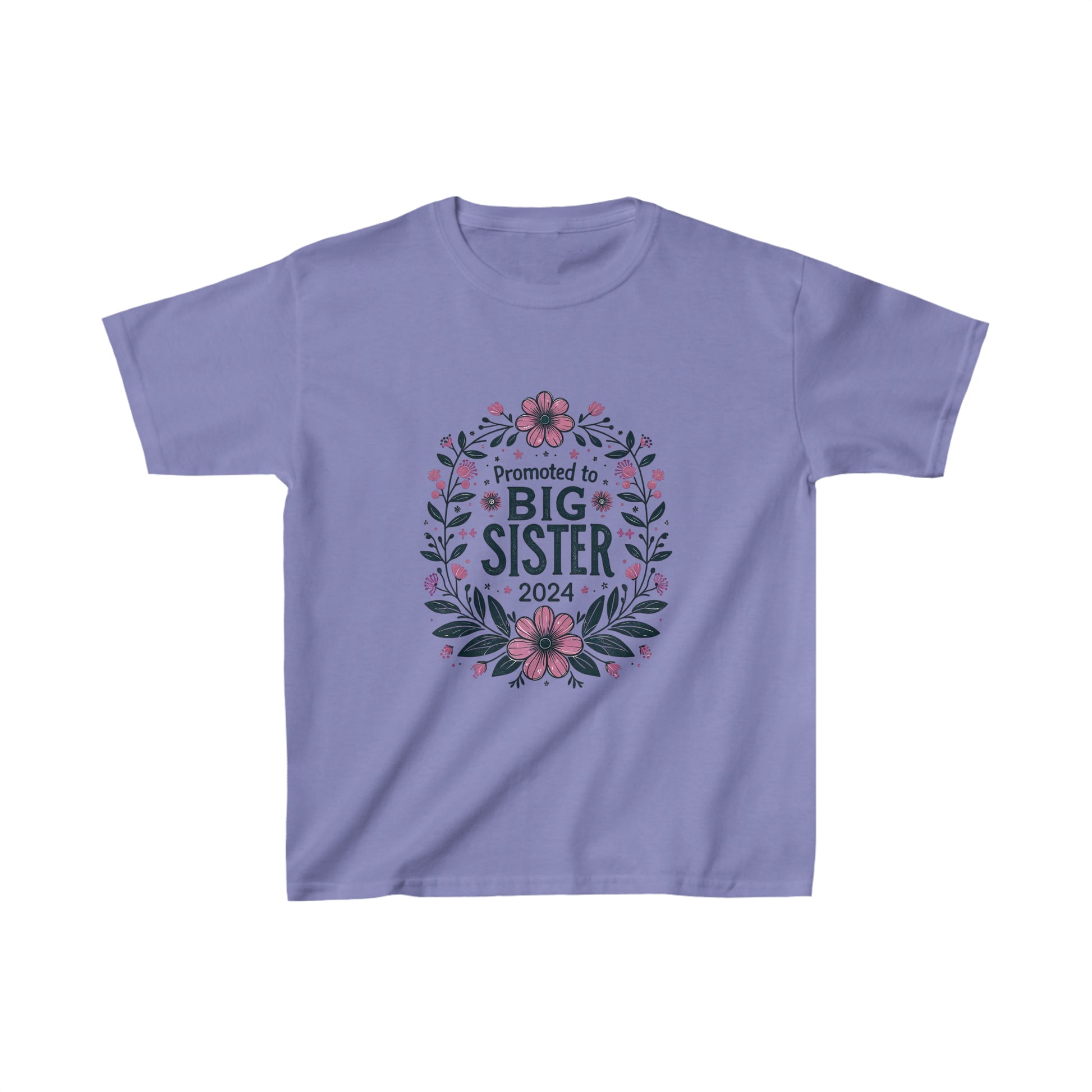 Big Sister 2024 Kids T-Shirt - Careless Creations