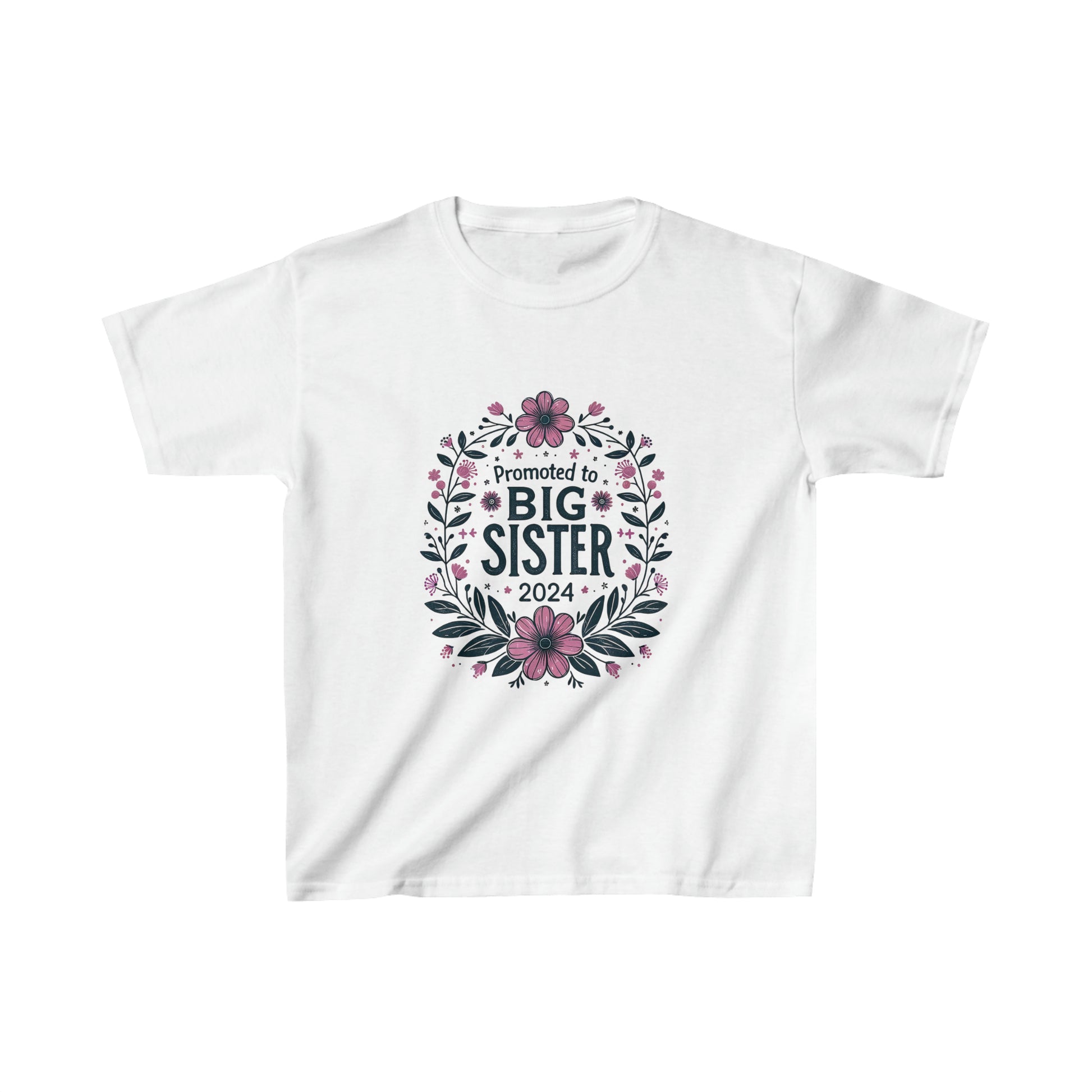 Big Sister 2024 Kids T-Shirt - Careless Creations