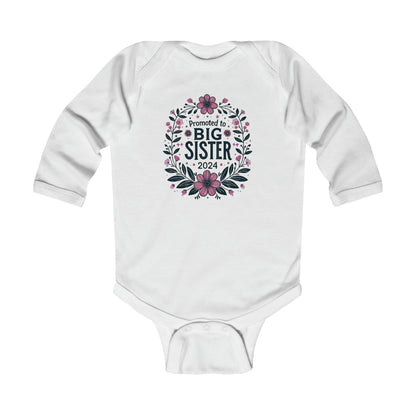 Big Sister 2024 Long Sleeve Baby Bodysuit - Careless Creations