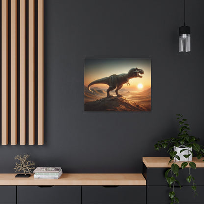 T-Rex Dinosaur Canvas - Careless Creations