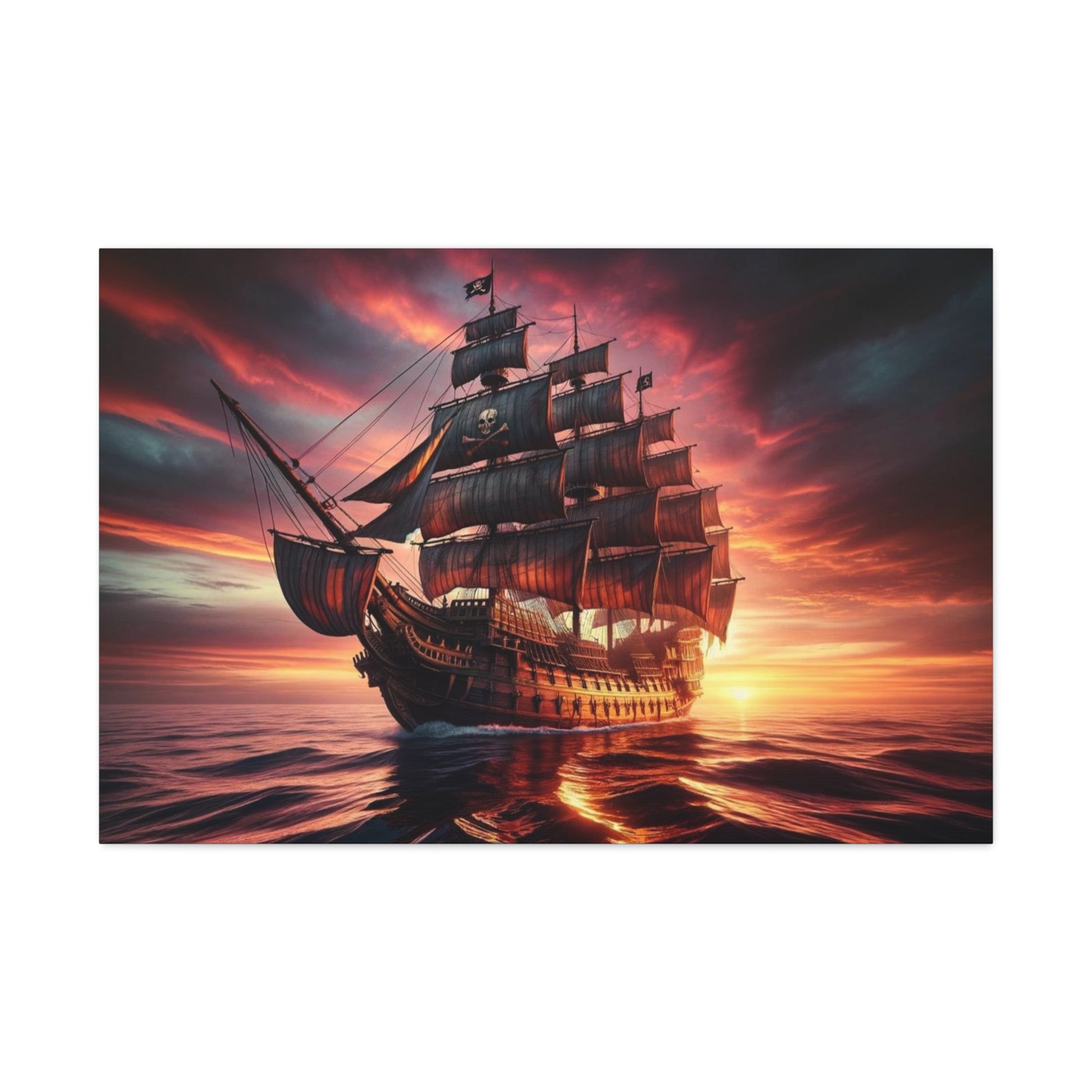 Pirate Ship Canvas - Careless Creations