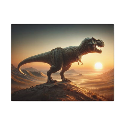 T-Rex Dinosaur Canvas - Careless Creations