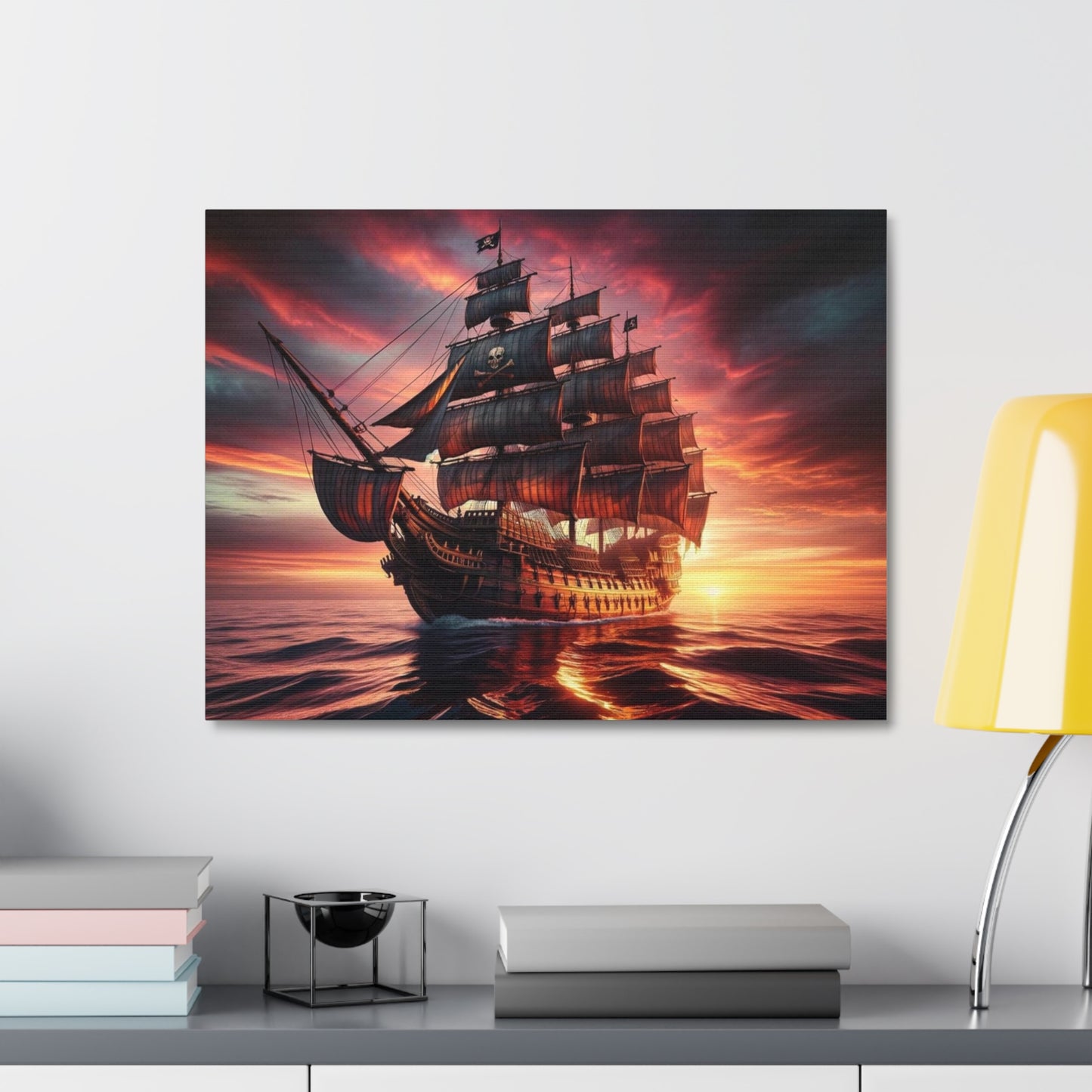 Pirate Ship Canvas - Careless Creations