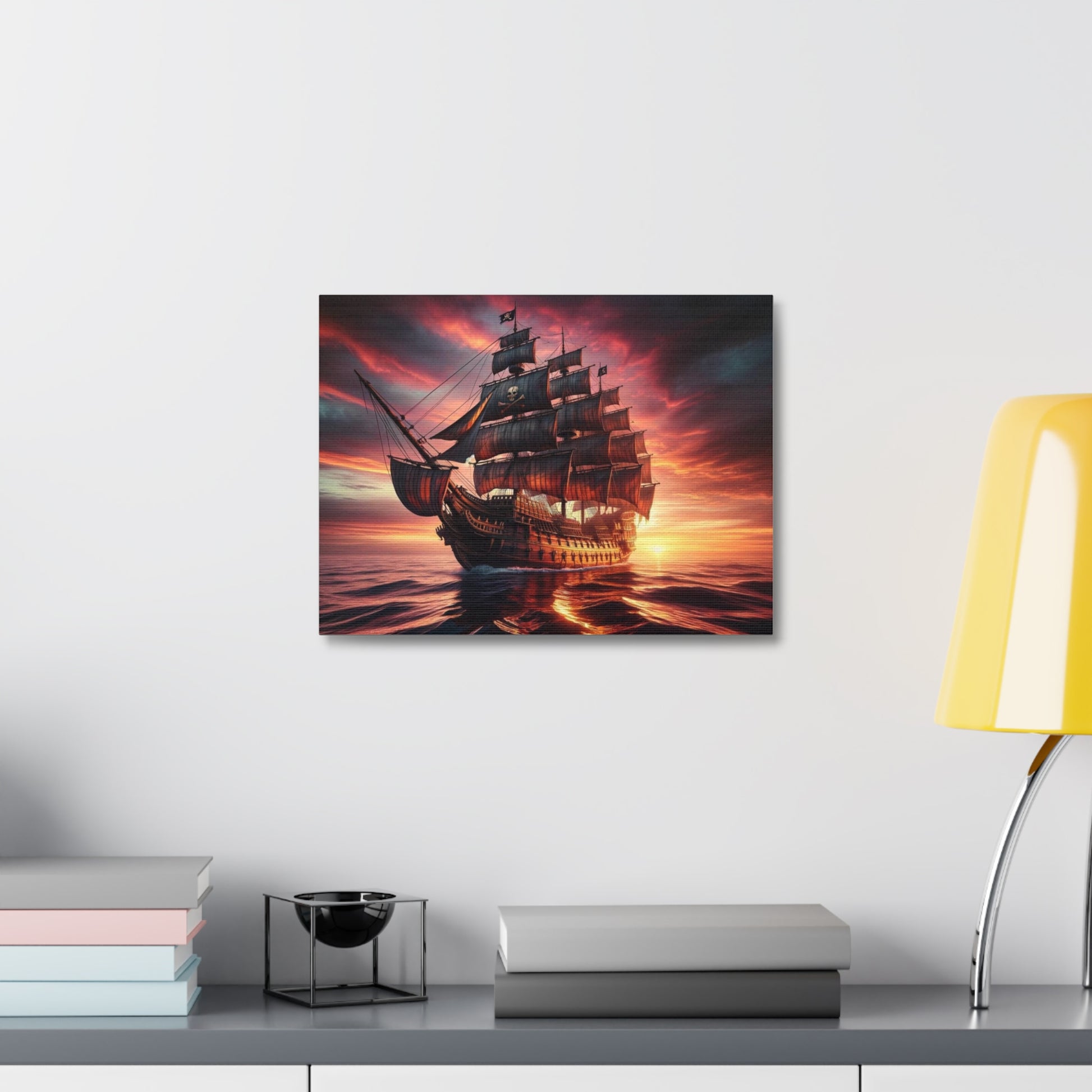 Pirate Ship Canvas - Careless Creations