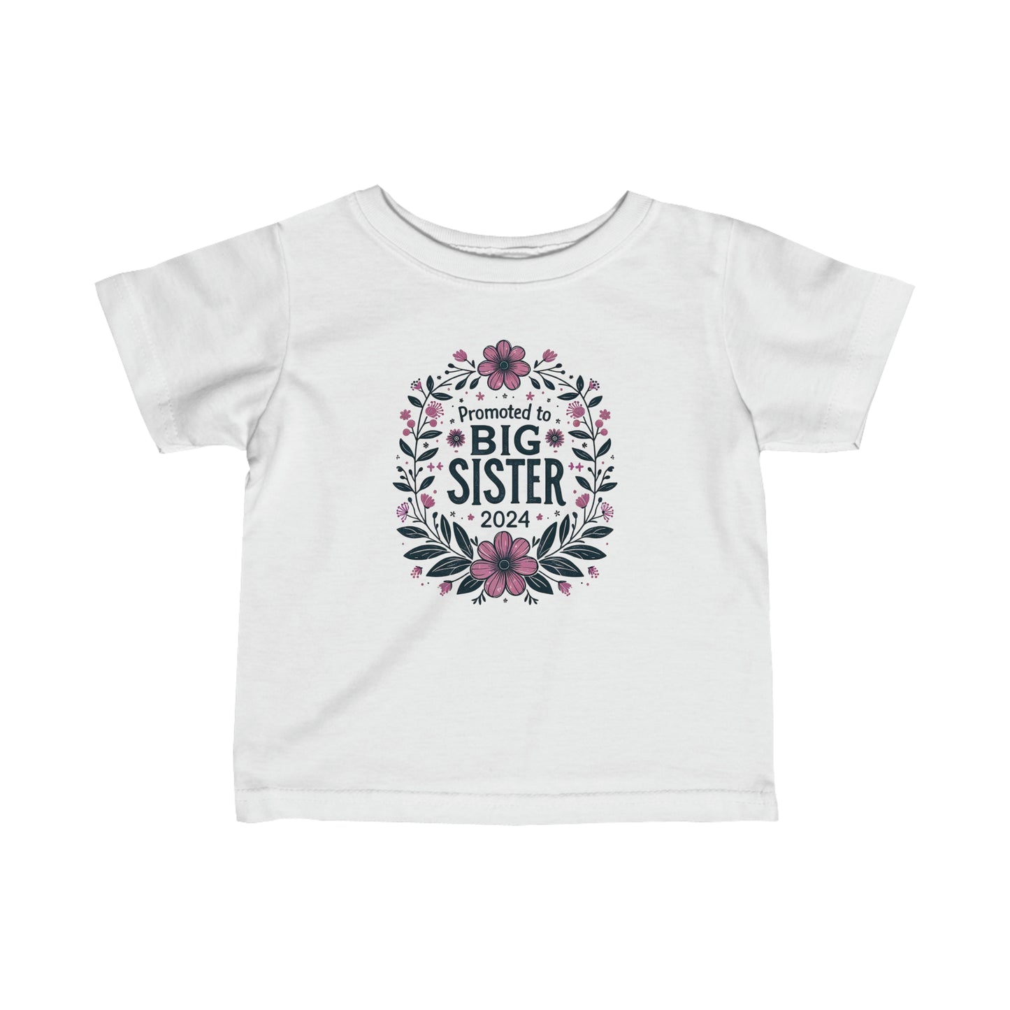 Big Sister 2024 Baby T-Shirt - Careless Creations