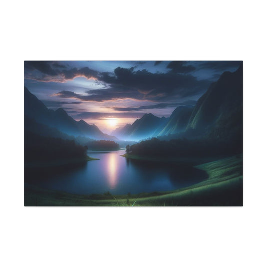 Lake In The Hills Canvas - Careless Creations