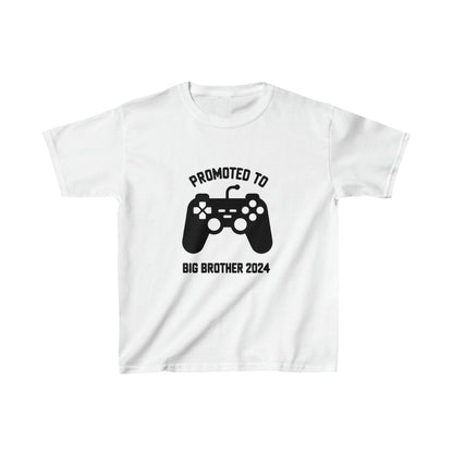 Promoted To Big Brother 2024 Kids T-Shirt - Careless Creations