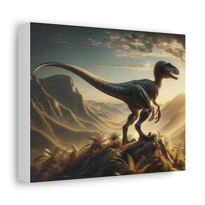 Velociraptor Dinosaur Canvas - Careless Creations