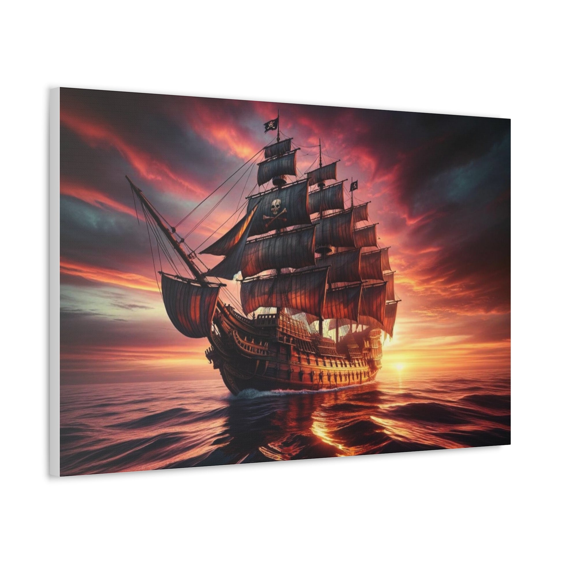 Pirate Ship Canvas - Careless Creations