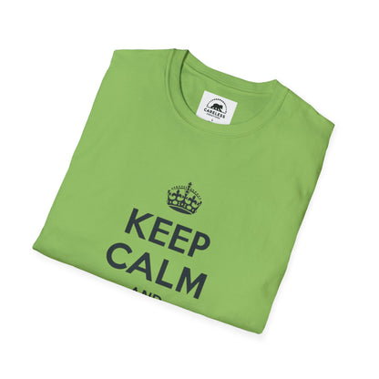 Keep Calm And Mummy On T-Shirt