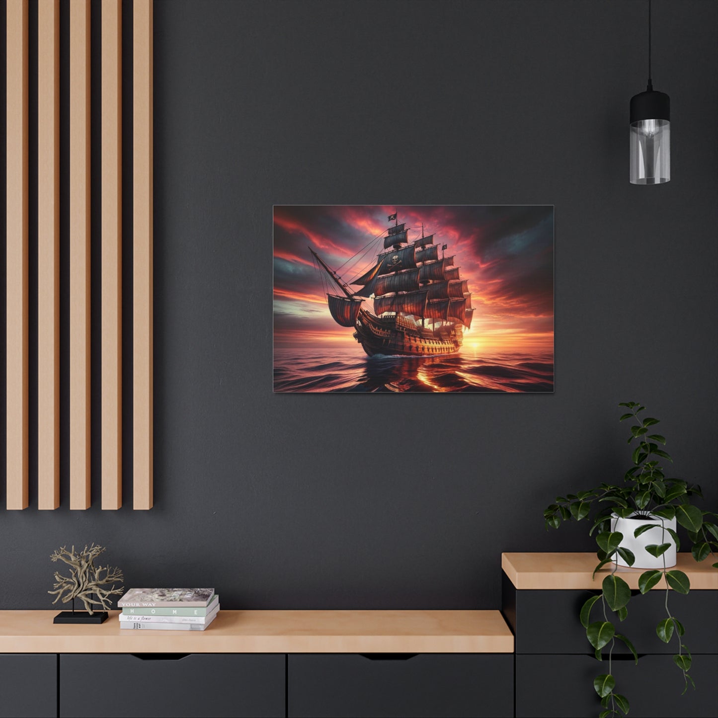 Pirate Ship Canvas - Careless Creations