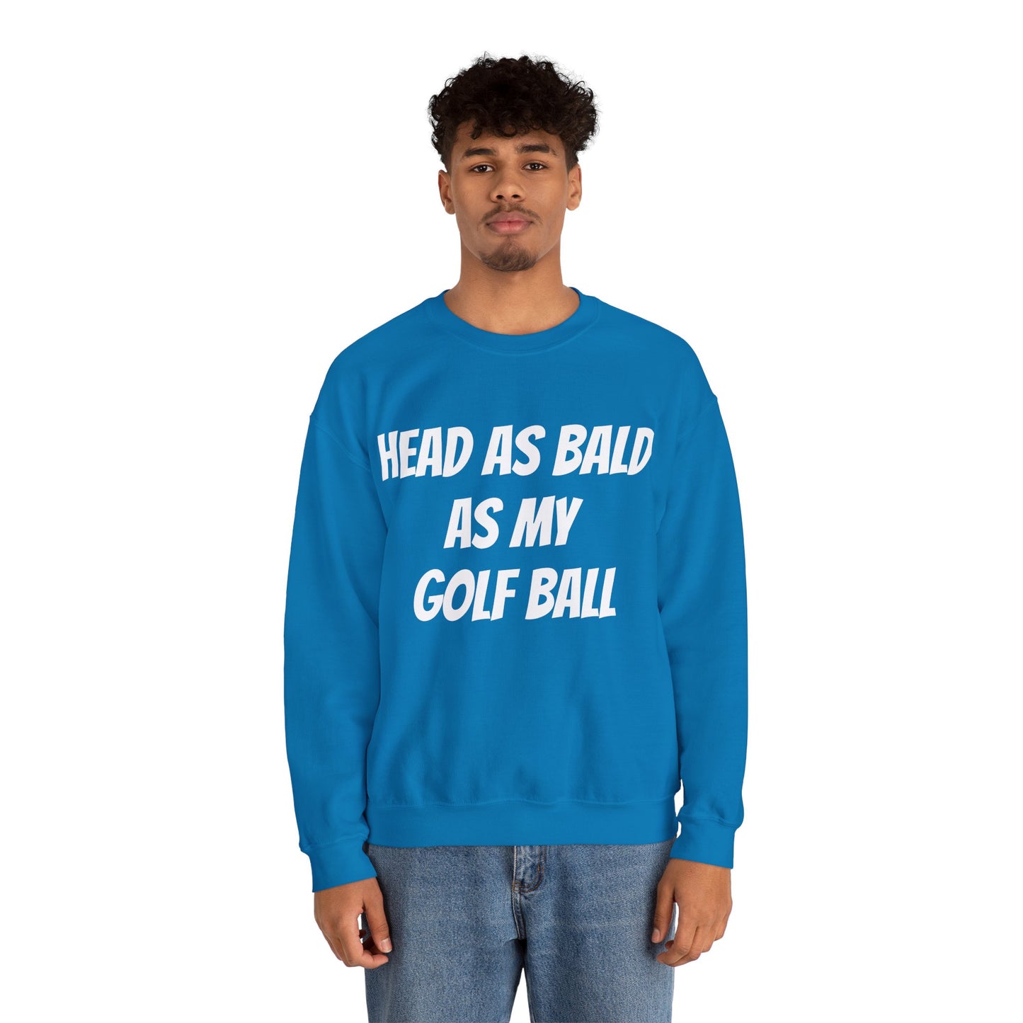 Head As Bald As My Golf Ball Jumper