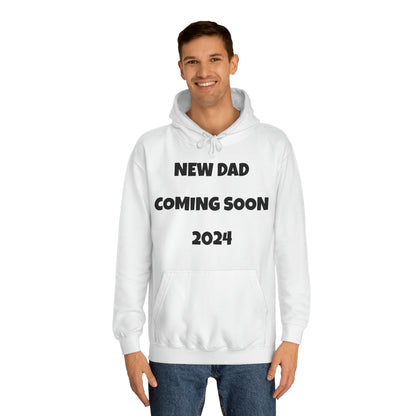 New Dad Coming Soon 2024 Hoodie