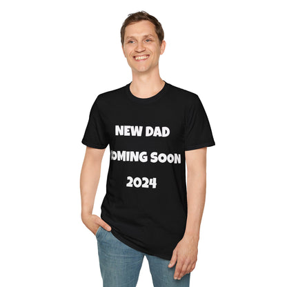 New Dad Coming Soon 2024 T-Shirt