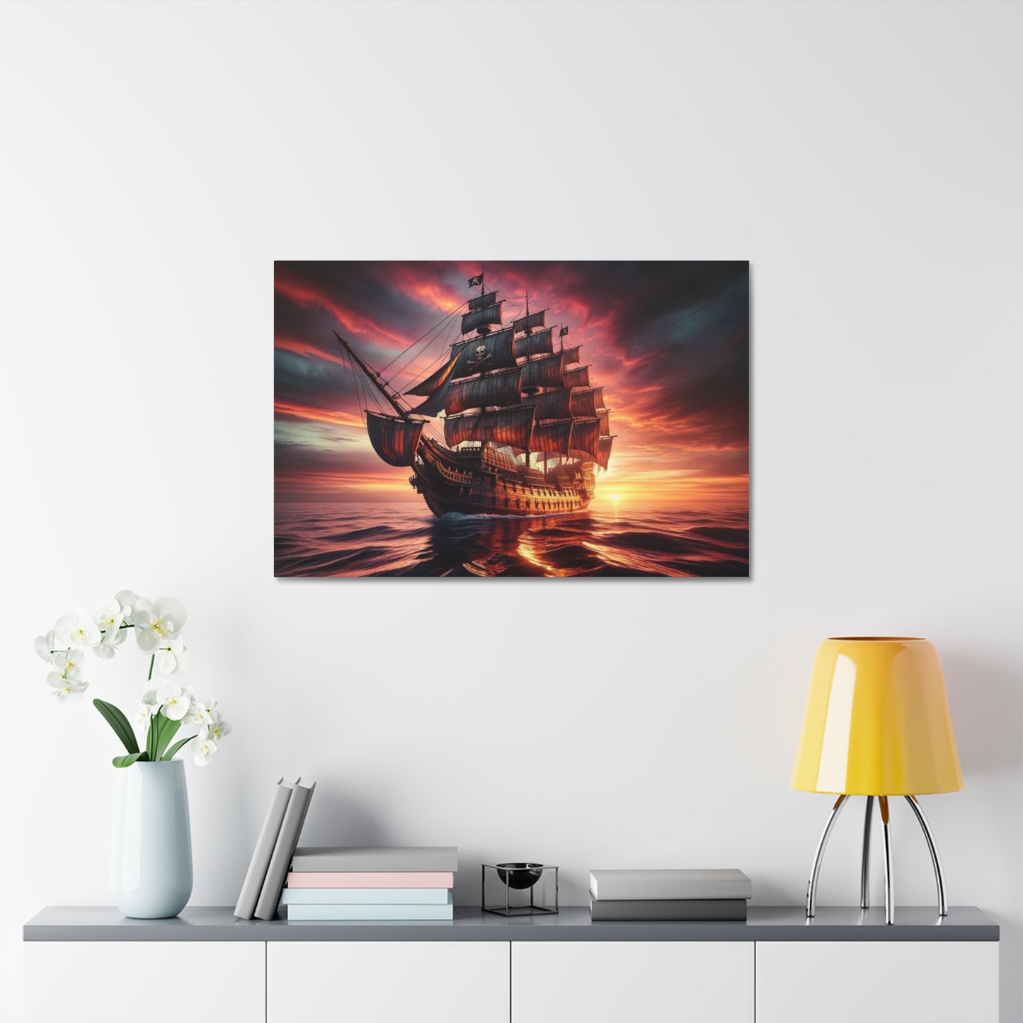 Pirate Ship Canvas - Careless Creations