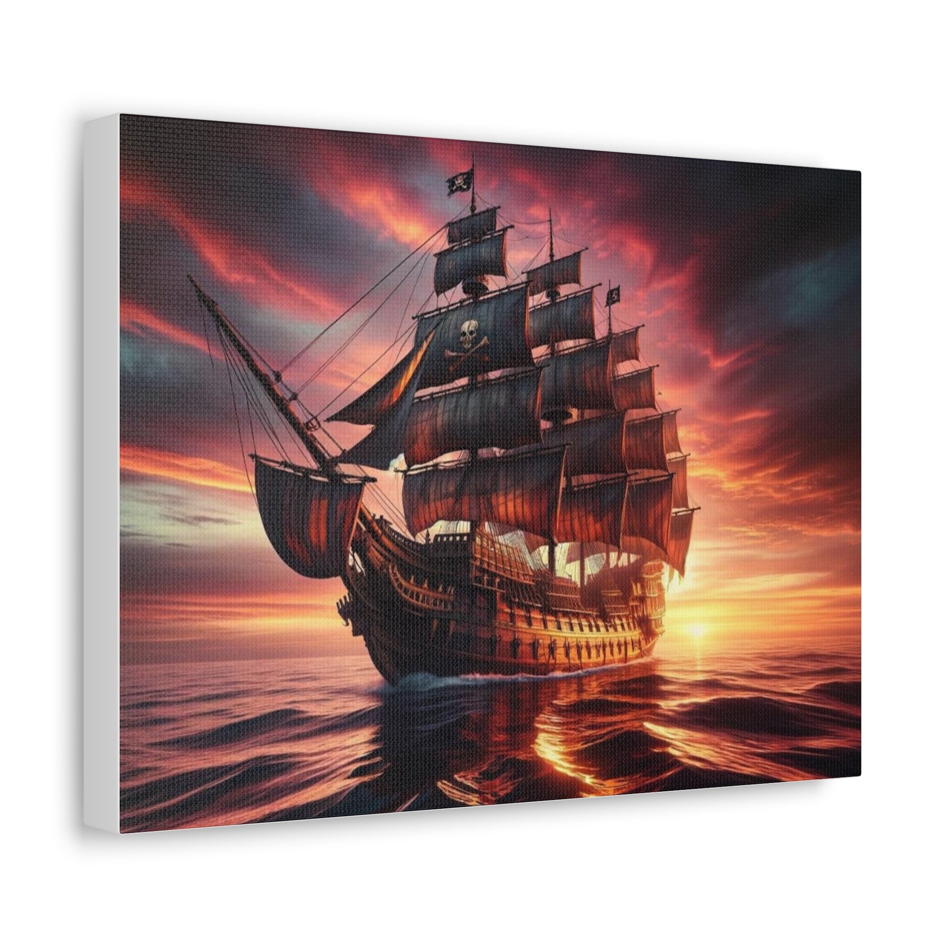 Pirate Ship Canvas - Careless Creations