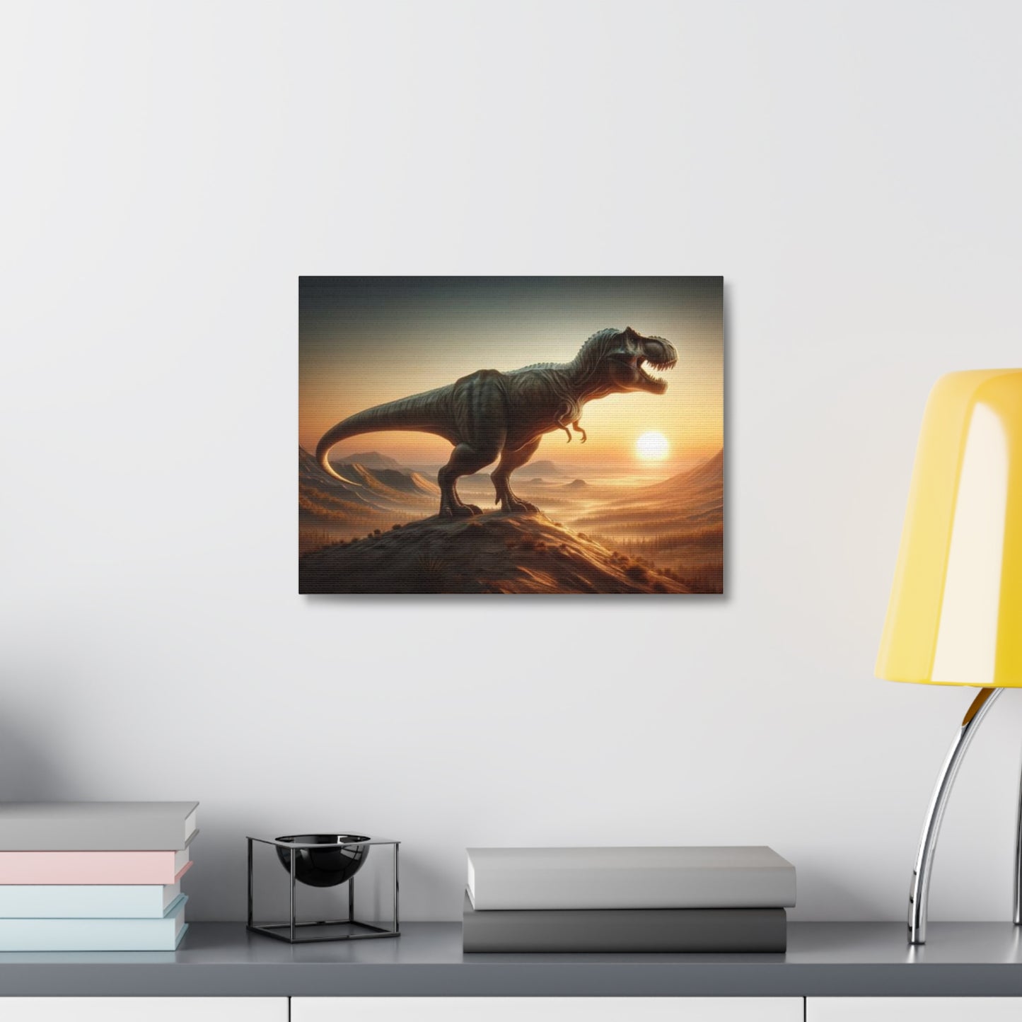 T-Rex Dinosaur Canvas - Careless Creations