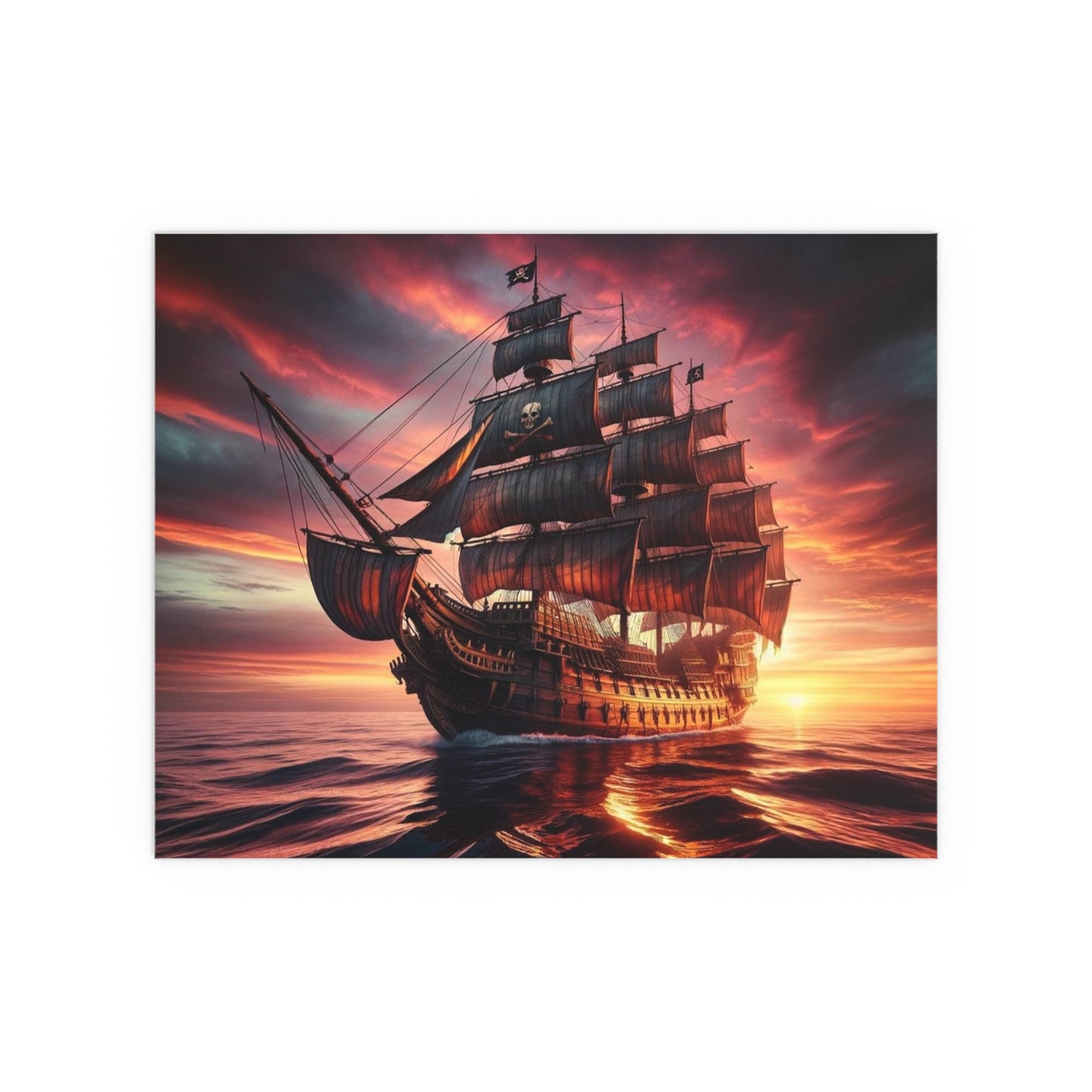 Pirate Ship Poster - Careless Creations