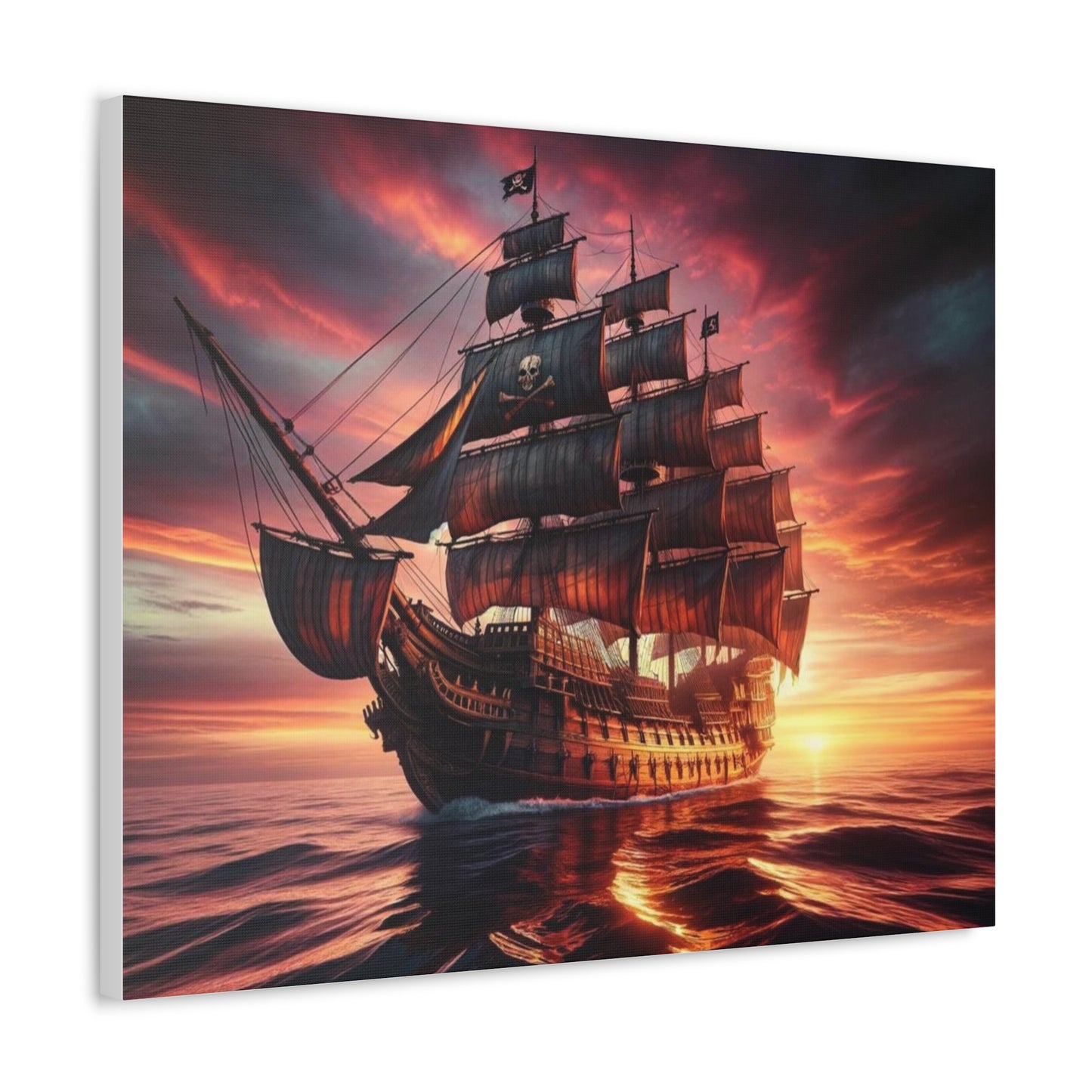 Pirate Ship Canvas - Careless Creations