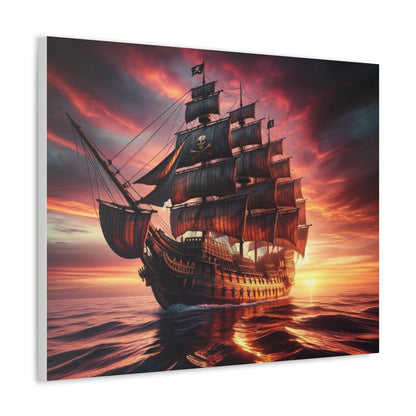 Pirate Ship Canvas - Careless Creations