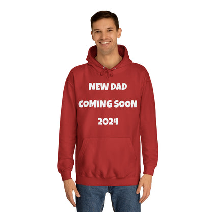 New Dad Coming Soon 2024 Hoodie