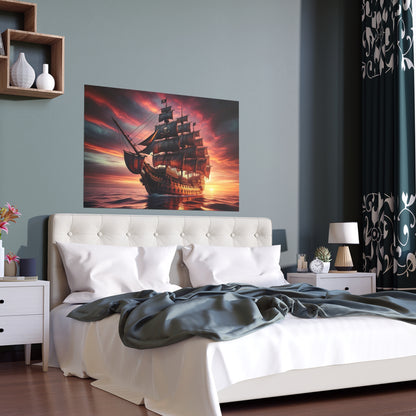 Pirate Ship Poster - Careless Creations