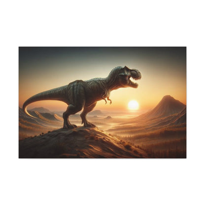 T-Rex Dinosaur Canvas - Careless Creations