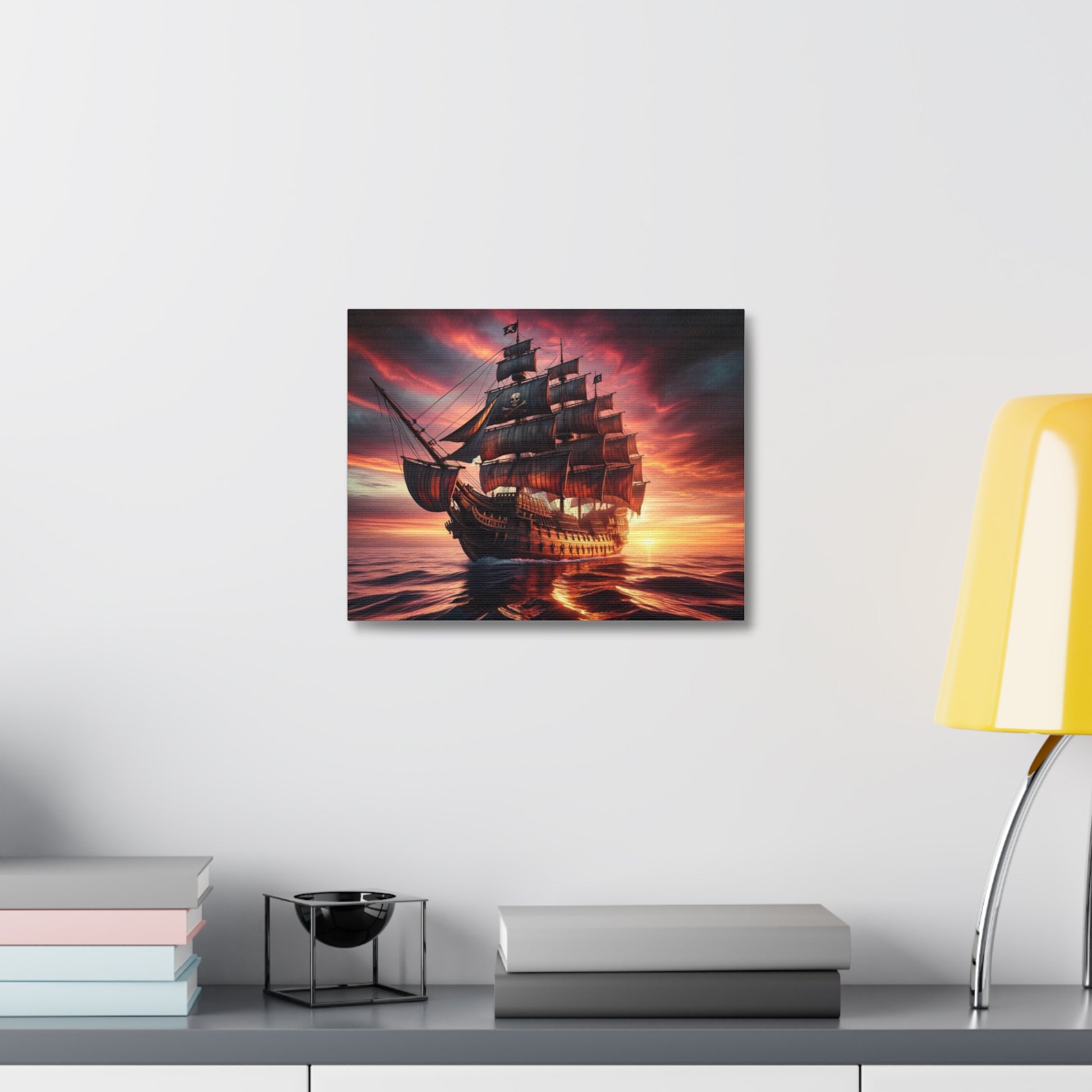 Pirate Ship Canvas - Careless Creations